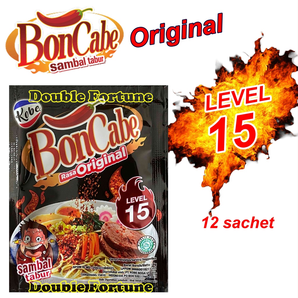 BON CABE ORIGINAL  LEVEL 15  RENCENG (12 SACHET)