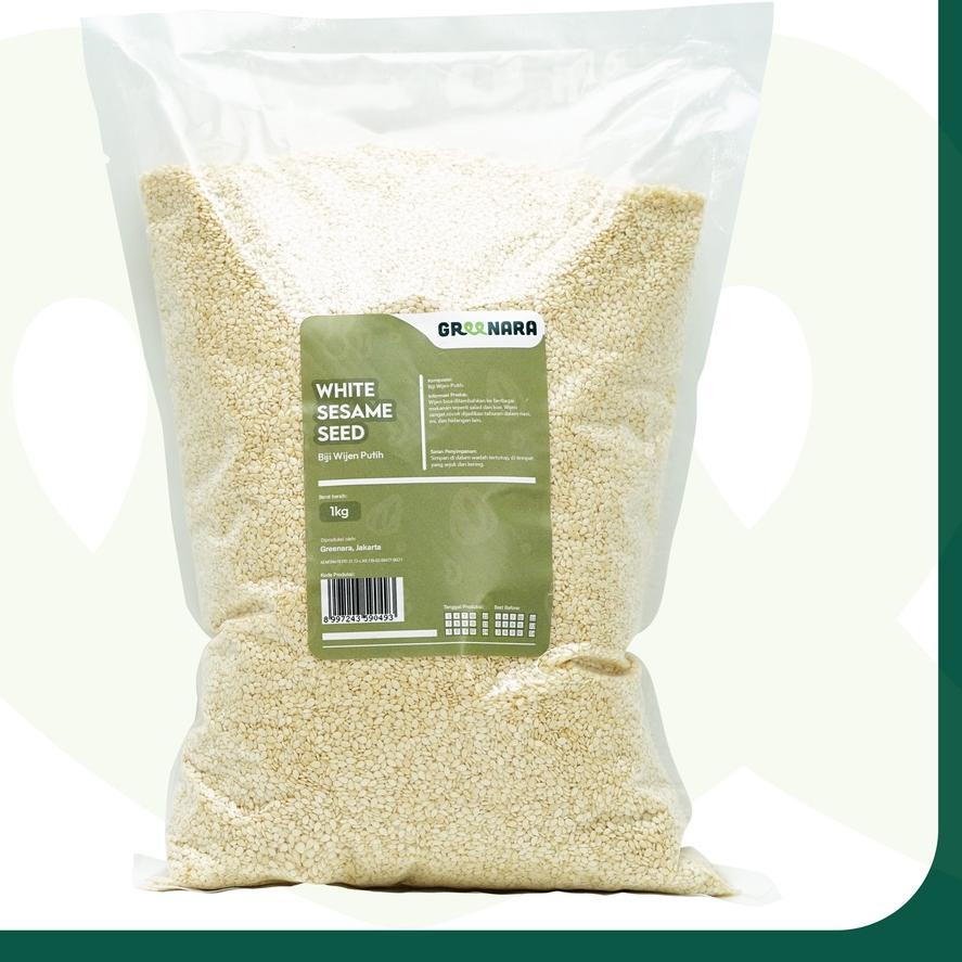 

❋ white sesame seed 1kg / wijen putih 1kg ☏