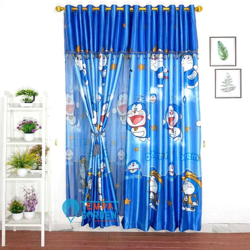 TREN TERBARU Gorden Blackout Gorden tebal Gorden Pintu Gorden Jendela Gorden Anak Gorden Karakter Mo