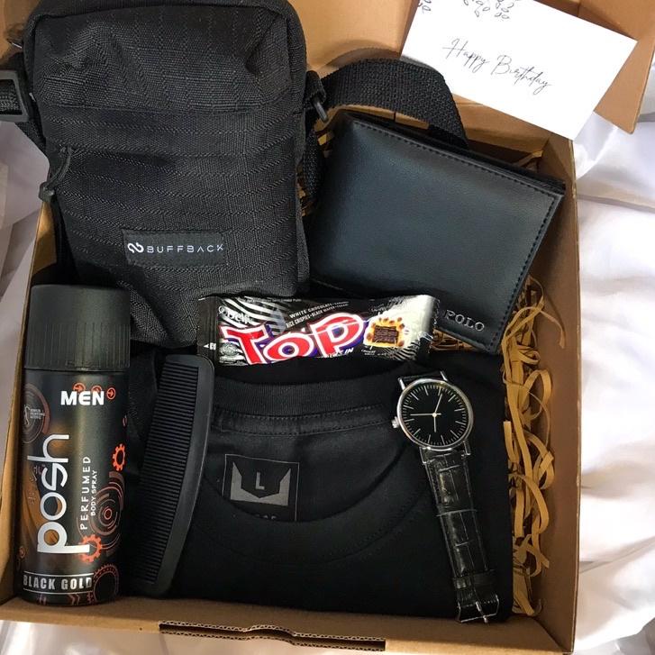 

☼ [TAS COWOK] GIFT BOX TAS COWOK / KADO COWOK / KADO PACAR / GRADUATION / HAMPERS / SAHABAT WISUDA SEMPRO / KADO UNIK / KADO DOI ✬