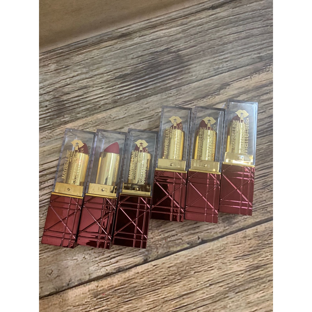 [1 BOX/ 24 pcs] LIPSTICK MATTE Maybelline/ Lipstick Batang