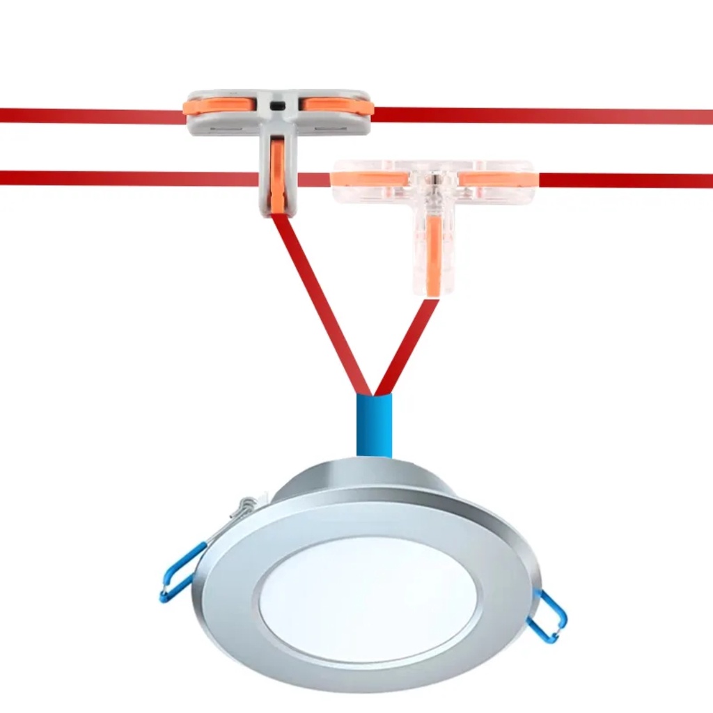 Terminal Blok Konektor T11 Quick Connector T Type Kabel Cabang 3