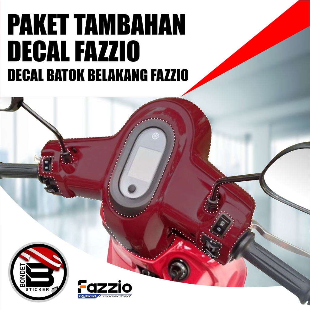 STICER DECAL FAZZIO - PAKET TAMBAHAN DECAL FAZZIO