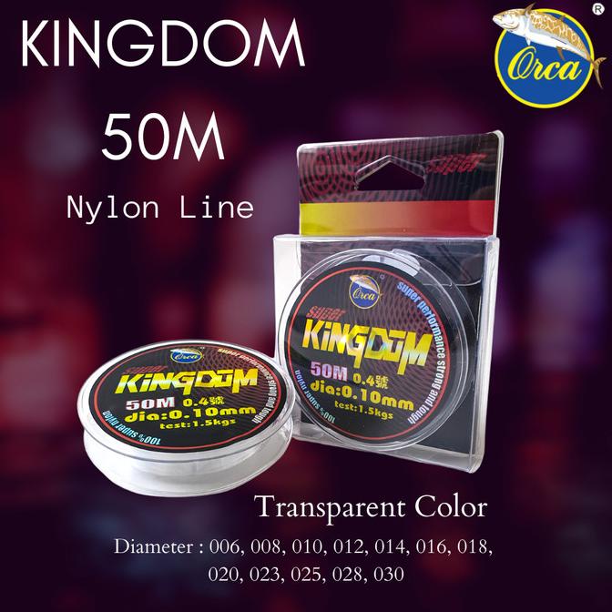 Senar Pancing Orca Kingdom 0.06 mm - 0.30 mm 50 M