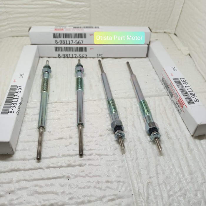 Busi Pemanas Glow Plug Isuzu New Dmax D-Max D Max New Baru 4Jj1 Kode 017