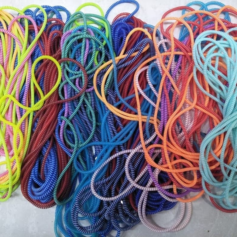 GPO Pelindung Kabel Charger Sprial Protector Data Cable 3 Warna - Warni - Lilitan Kabel
