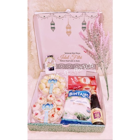 

hampers 2 kue kering+sembako