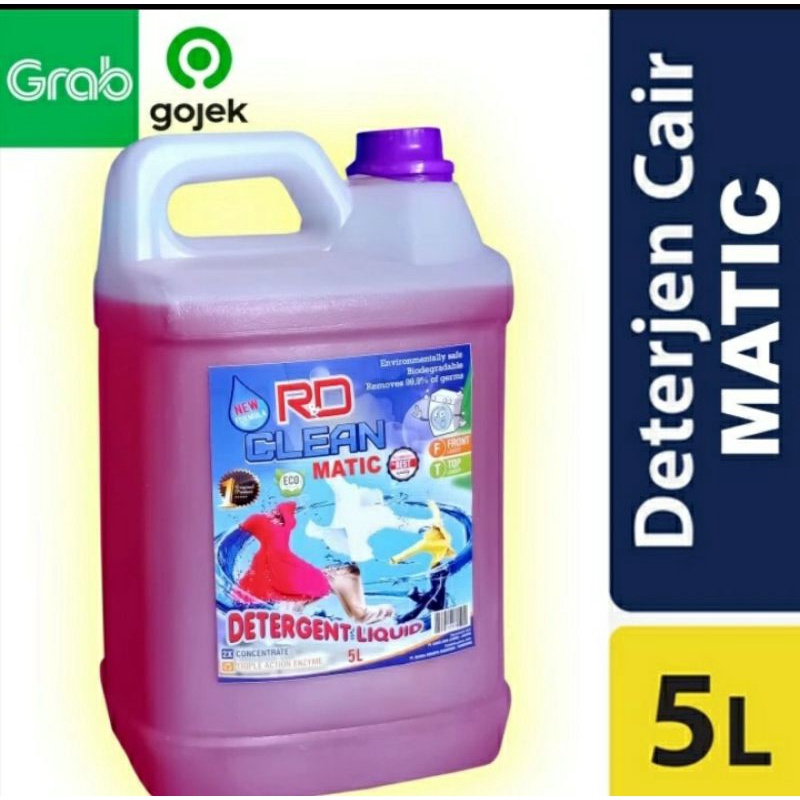 RD Clean Detergent Matic Wangi Kental 5L / DETERGENT Matic