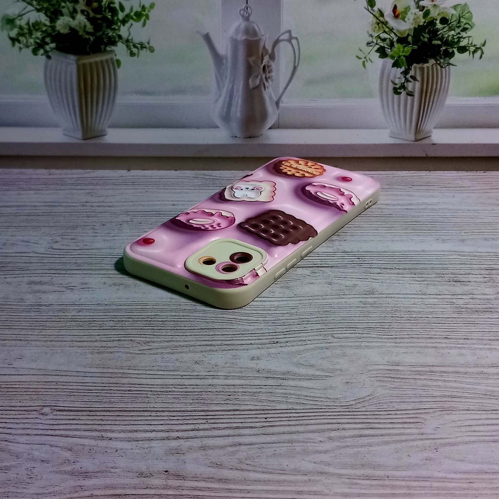 Case Samsung A03 Samsung A035 Samsung A035F Samsung SM-A035F Softcase 3D Motif Cookies