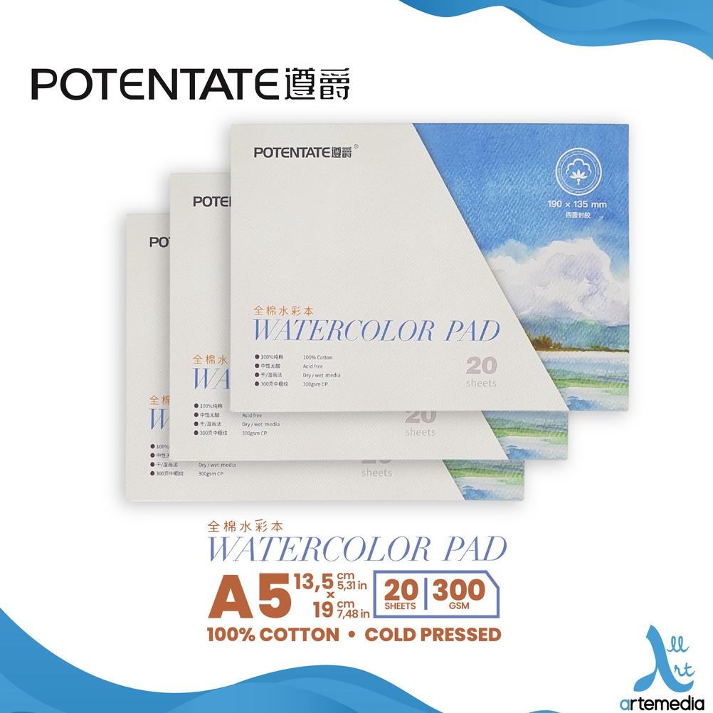 

Watercolor Pad Potentate Cotton A5 Watercolor Paper Block