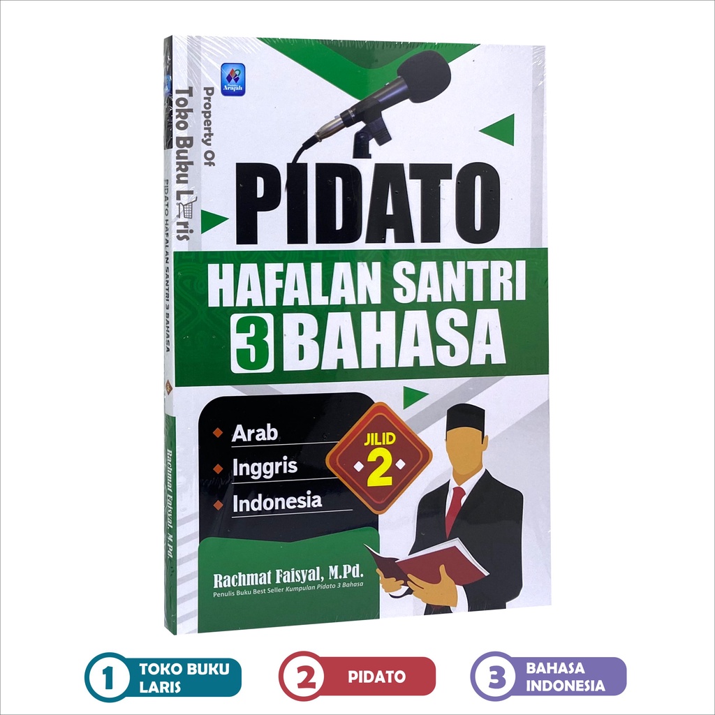 Pidato Hafalan Santri 3 Bahasa Jilid 2 Mahir Pidato 3 Bahasa - Pustaka Arafah