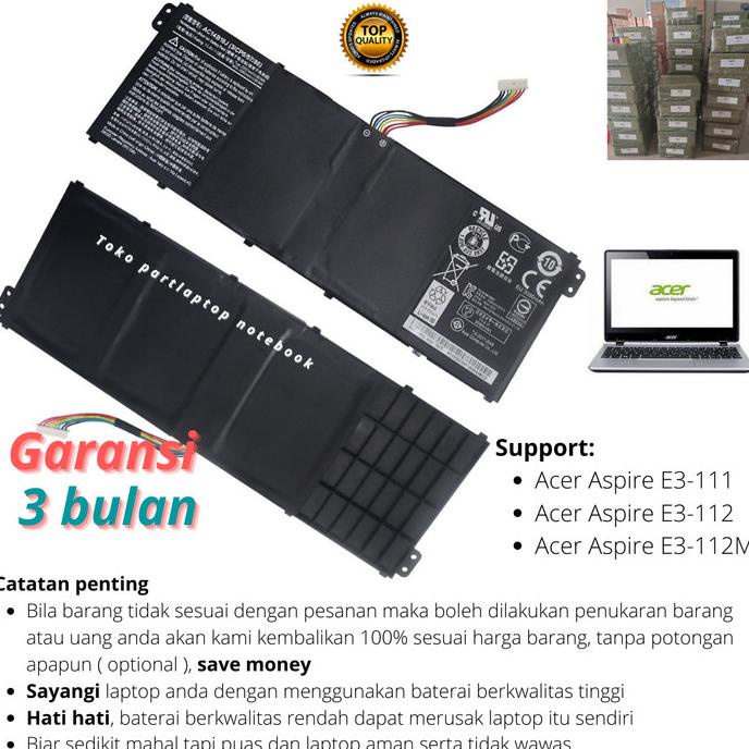 Baterai Acer Aspire E3-111 E3-112 E3-112M high quality