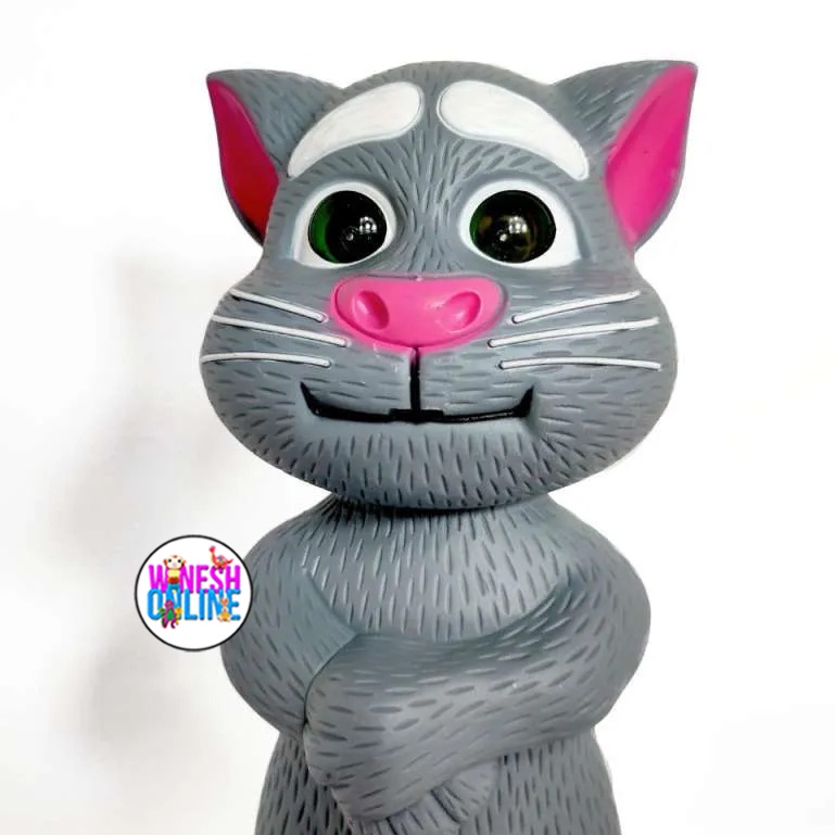 Mainan Edukasi Boneka Talking Tom Cat Tinggi 20cm / Talking Tom Cat