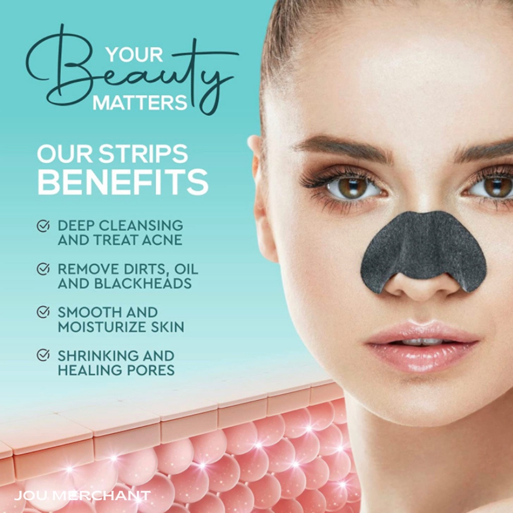 Plester Komedo Patch - Blackhead Strip - Pore Pack Komedo Hilang Komedo dan Minyak