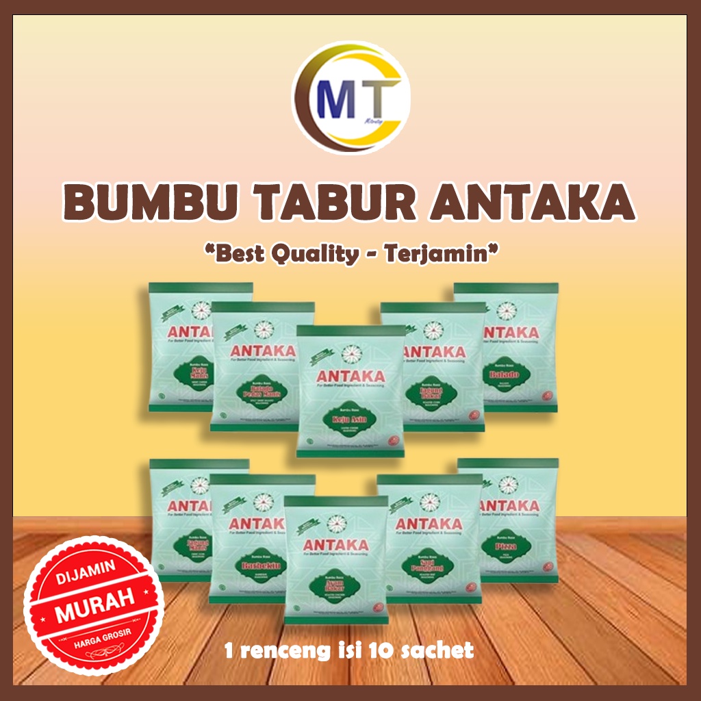 

Bumbu Tabur Antaka 1 renceng Bumbu Instant Antaka Aneka Rasa Bumbu Jagung Bakar Jagung Manis Balado Balado Pedas Manis Barbekiu Kemasan 100 gram