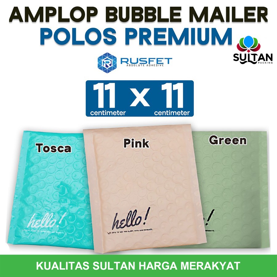 

Amplop bubble murah bubble mailer polybubble packing polos 11x11 cm