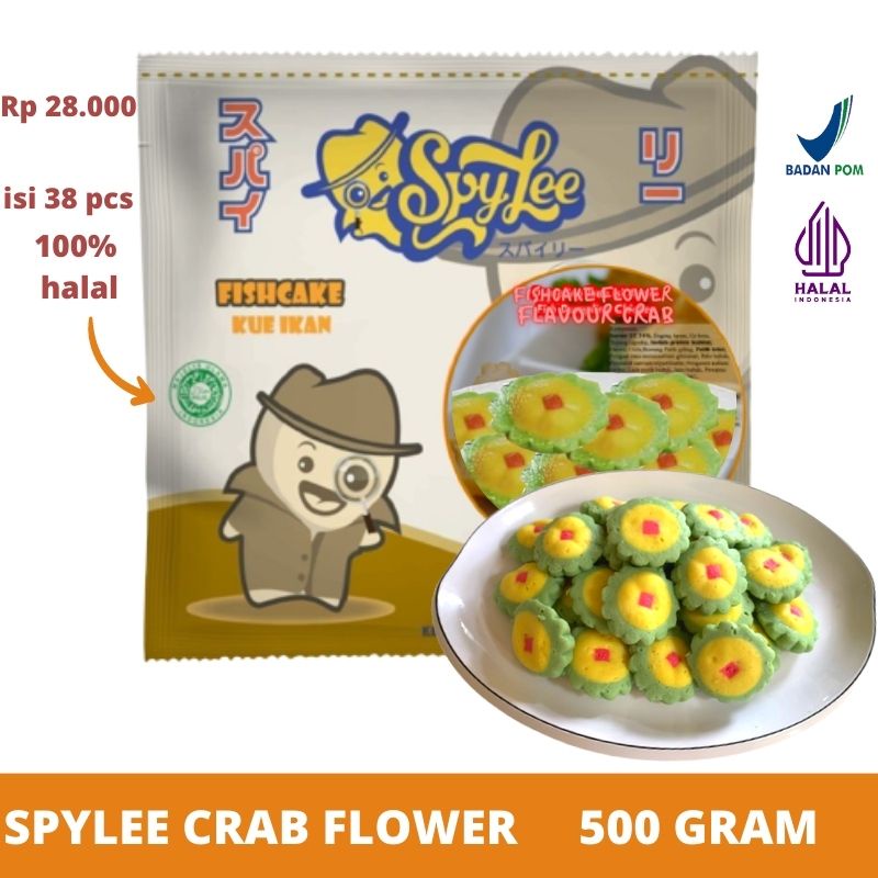 Spylee Crab Flower Frozen Food Halal BPOM 500 GR [Isi 38]