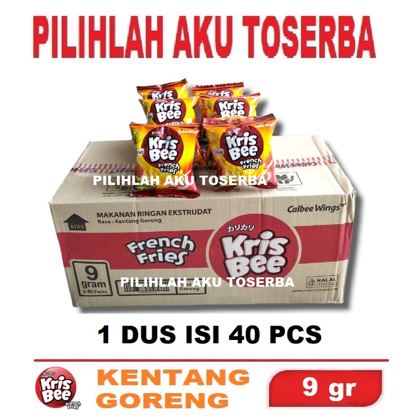 Krisbee French Fries / Kentang Goreng RENCENG - ( HARGA 1 DUS )