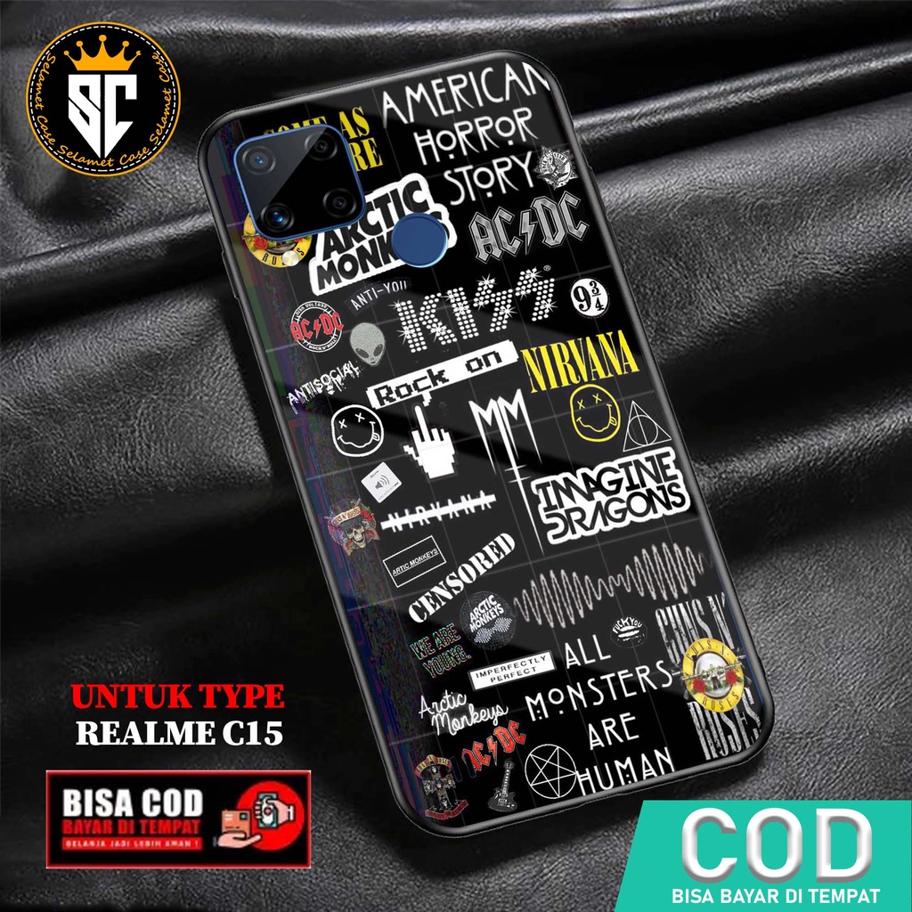 Case Realme C15 Casing Realme C15 Selamet Case [STKER] Case Glossy Case Aesthetic Custom Case Anime 