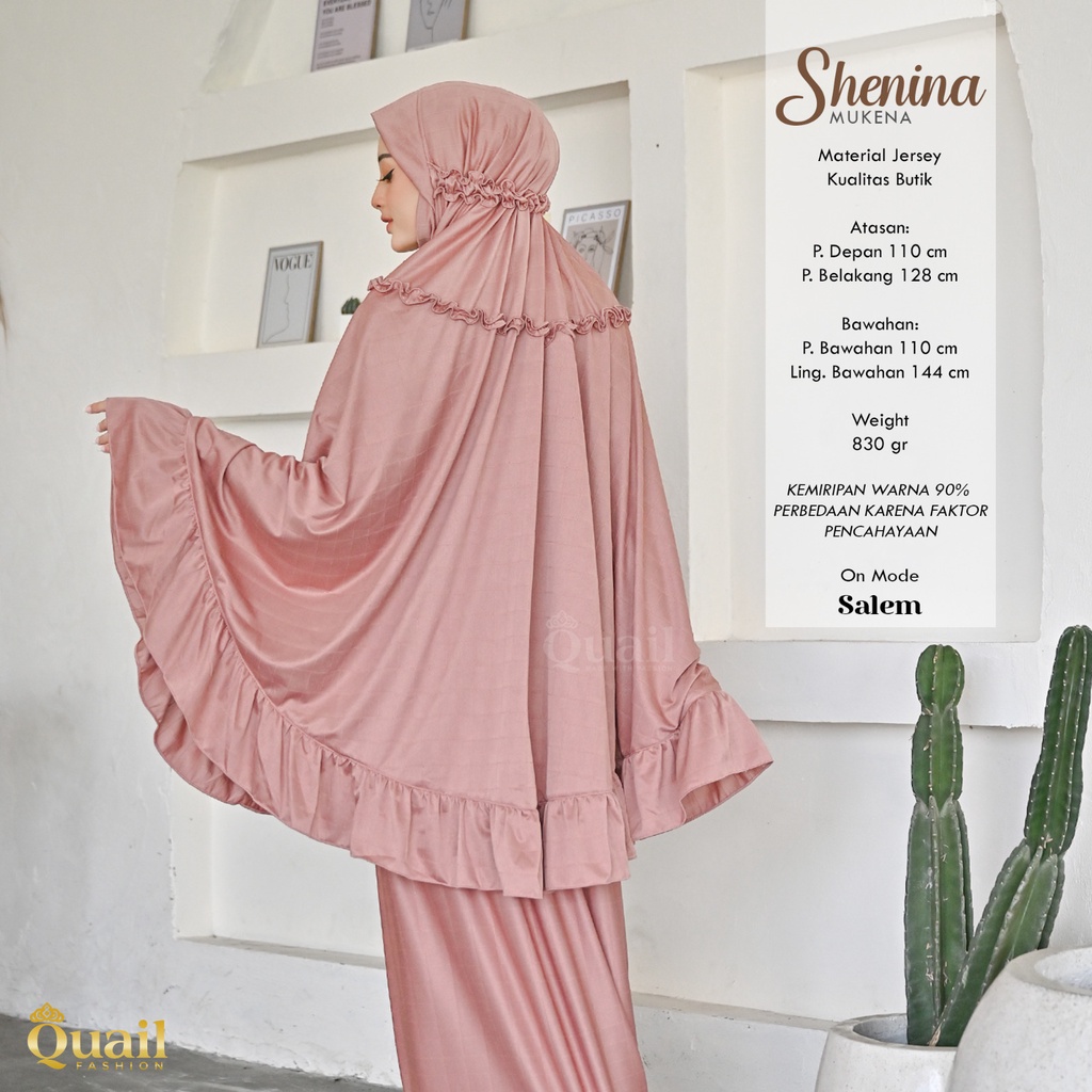 MUKENA JERSEY QUAIL HIJAB SHENINA