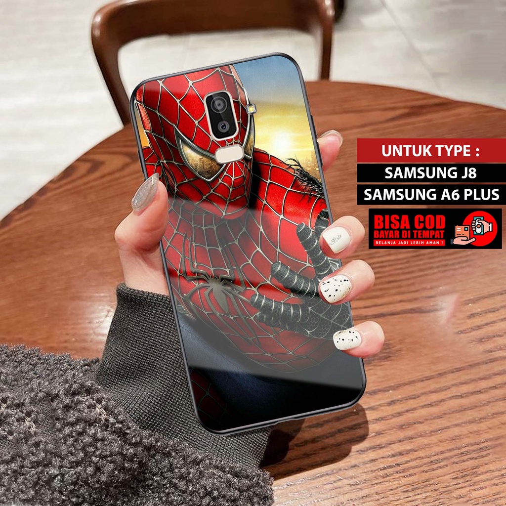 Case Samsung J8 / A6 Plus - AGM CASE - Fashion Case hp Samsung J8 - Casing hp Samsung A6 Plus - Sili