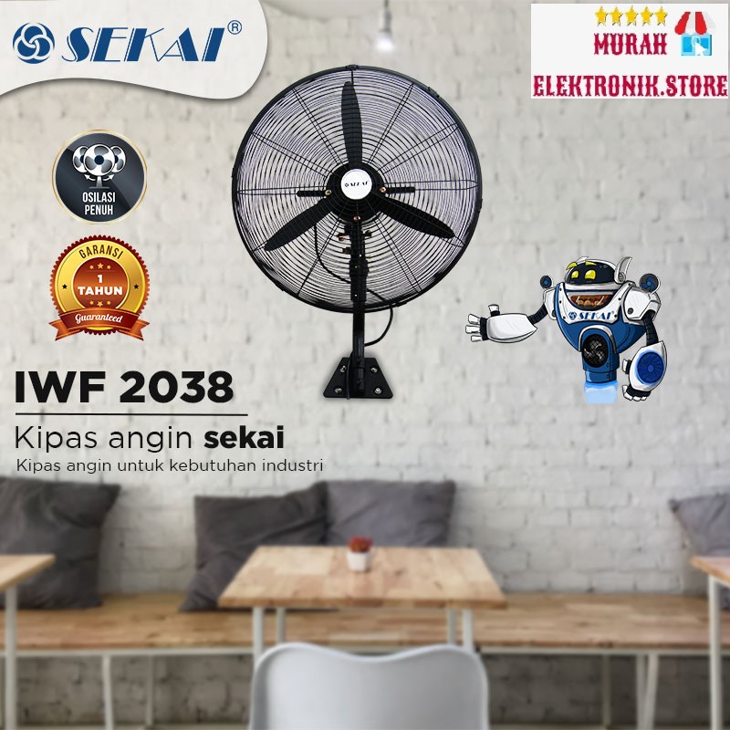 Sekai Kipas Angin Dinding Industri IWF 2038