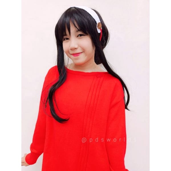 R5 (PDS) BAJU COSPLAY CARDAN YOR FORGER SPYXFAMILY RED