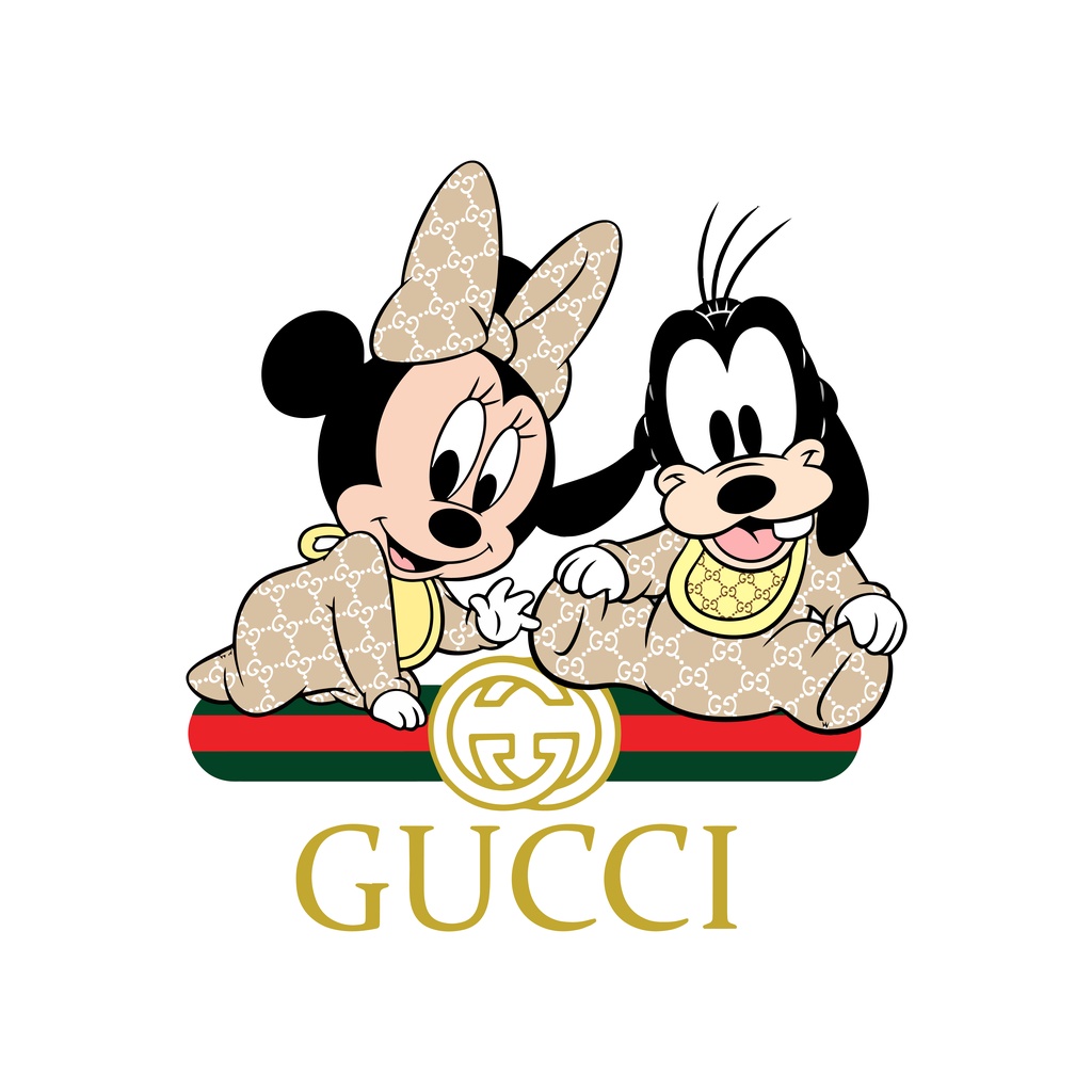 SABLON SETRIKA SABLON DTF PRINTING TEMA DISNEY GUCCI VOL1