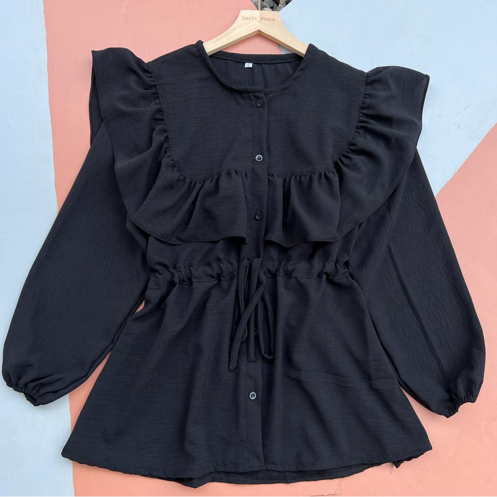 Velove Blouse - Blouse Crinkle - Size S M L XL XXL 3XL 5L - Blouse Jumbo