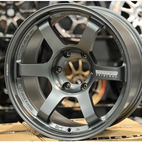 velg rays te37 ring 18 fortuner velg mobil pajero lebar 9 et5 murah
