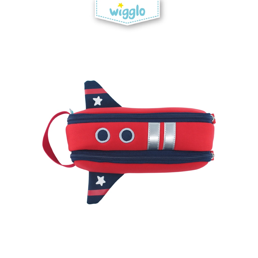 

Wigglo Pencil Case Red Spaceship