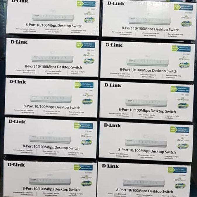 Sale D-Link Des-1008C Switch 8 Port, Dlink 8 Port Desktop Switch Hub Ac19
