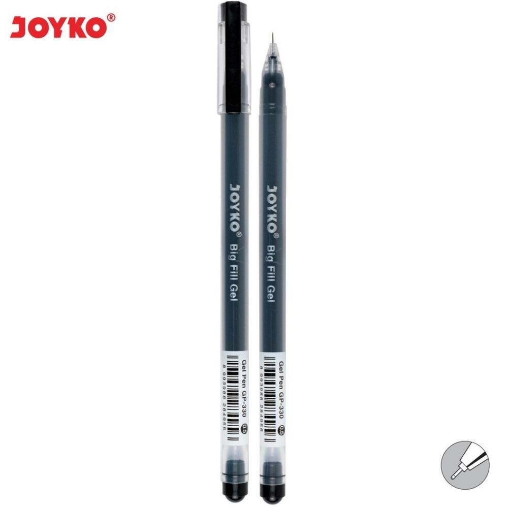 

↔ Gel Pen Pulpen Pena Joyko GP-330 Big Fill Gel 0.5 mm (12 Pcs) Laris ′▽