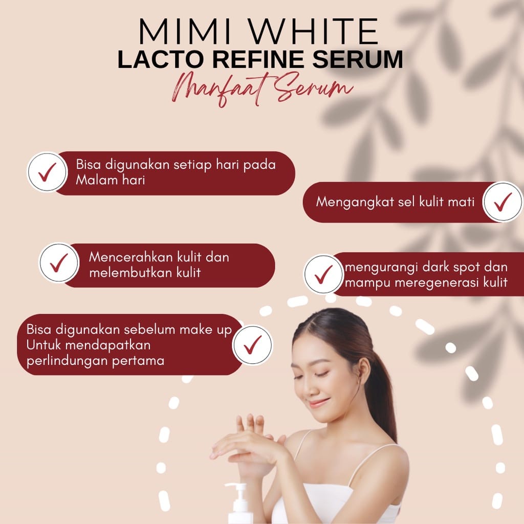 MIMI WHITE HYALU CERAMIDE/LACTO REFINE SERUM