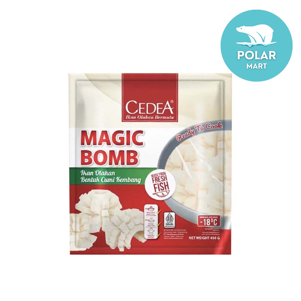 Cedea Magic Bomb Ikan Olahan Bentuk Cumi Kembang 450 Gram (FROZEN FOOD BANDUNG)