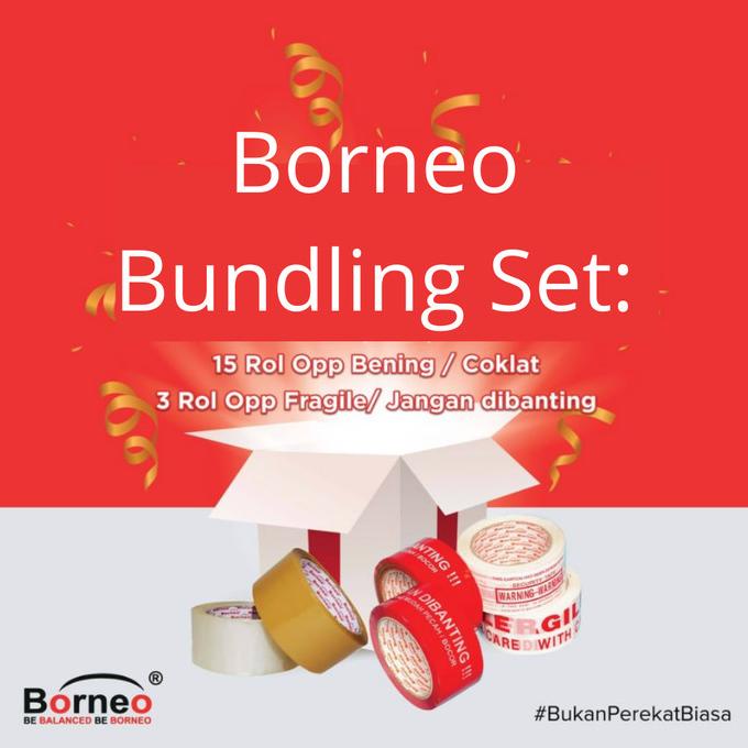 

Borneo Bundling Set: OPP Bening/Coklat & OPP Fragile-Jangan Dibanting SALE