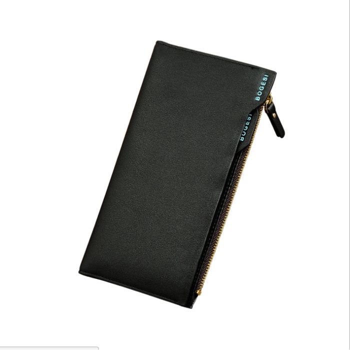Dompet Pria Panjang Ws Panjang Unisex Wanita Kulit Bogesi D837 Hitam Z9C4 Dompet viral Distro Berkul
