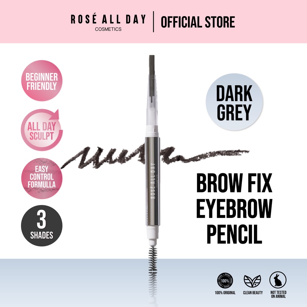 ❤️ MEMEY ❤️ ROSE ALL DAY Brown Fix Eyebrow Pencil