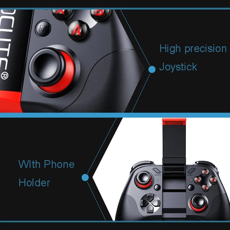 NA - Joystick Bluetooth Android Gamepad Bluetooth VR Box Controller 054 - GAMEPAD+CHARGER