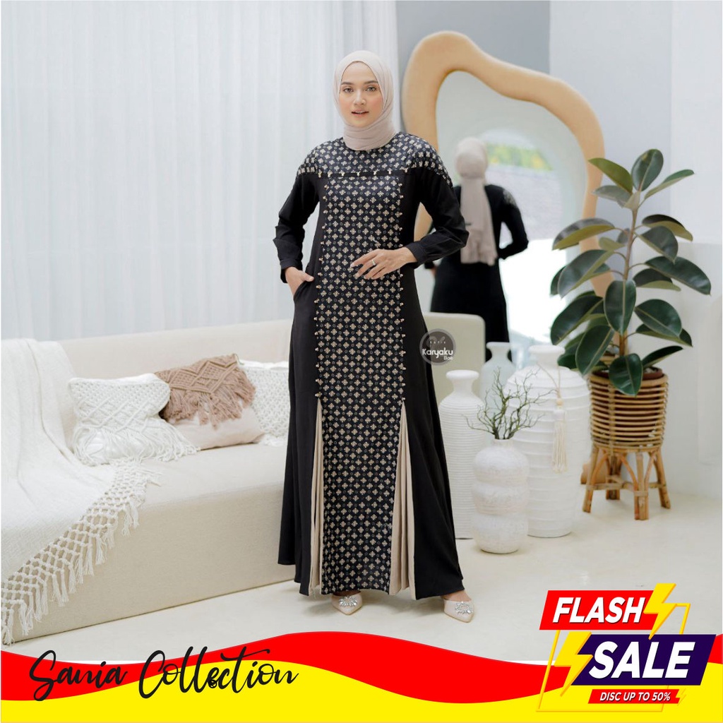 Baju Gamis Wanita Baju Lebaran 2024 Gamis Syari Terbaru