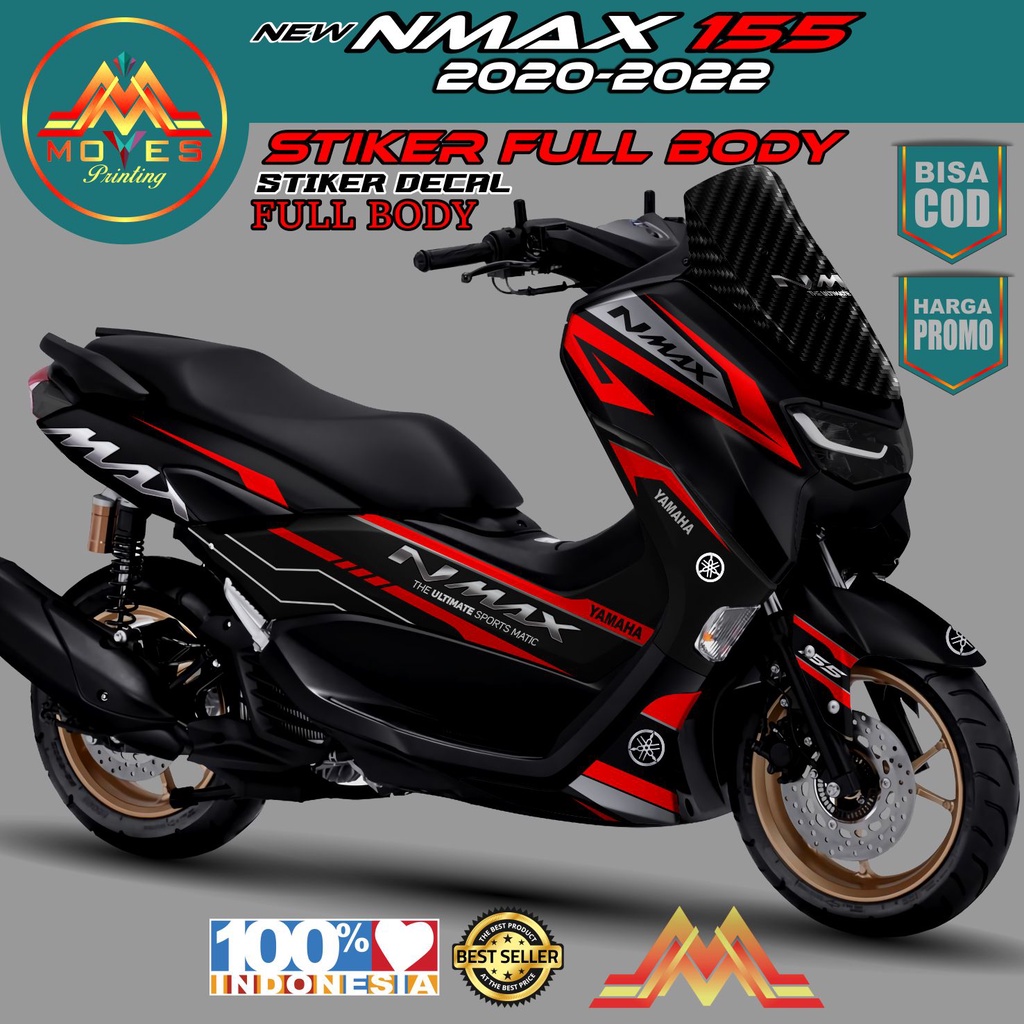 Bisa COD DECAL STICKER NEW NMAX - STICKER DECAL YAMAHA NMAX 2020-2022 STIKER NMAX STIKER VARIASI NMA