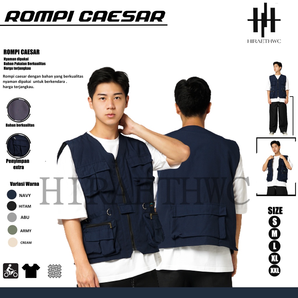 HC - Rompi Tactical Cargo Navy Outer Premium Vest