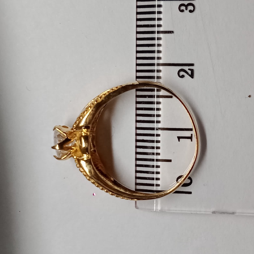 Cincin Emas 17K - 2.55 Gr Kadar 750 - 4429