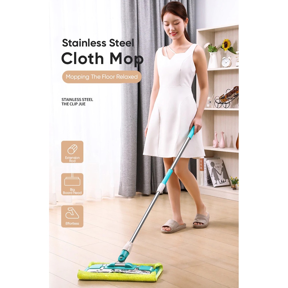 Alat Pel Wet Floor Mops Microfiber 360 Rotating - H-01 - Tosca