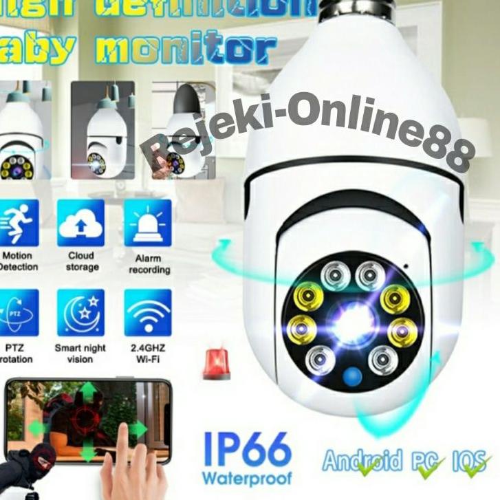 ✤ IP CAMERA CCTV 8MP APP V380 PTZ KAMERA CCTV SPEED DOME MINI VIA WIFI FITING ♀