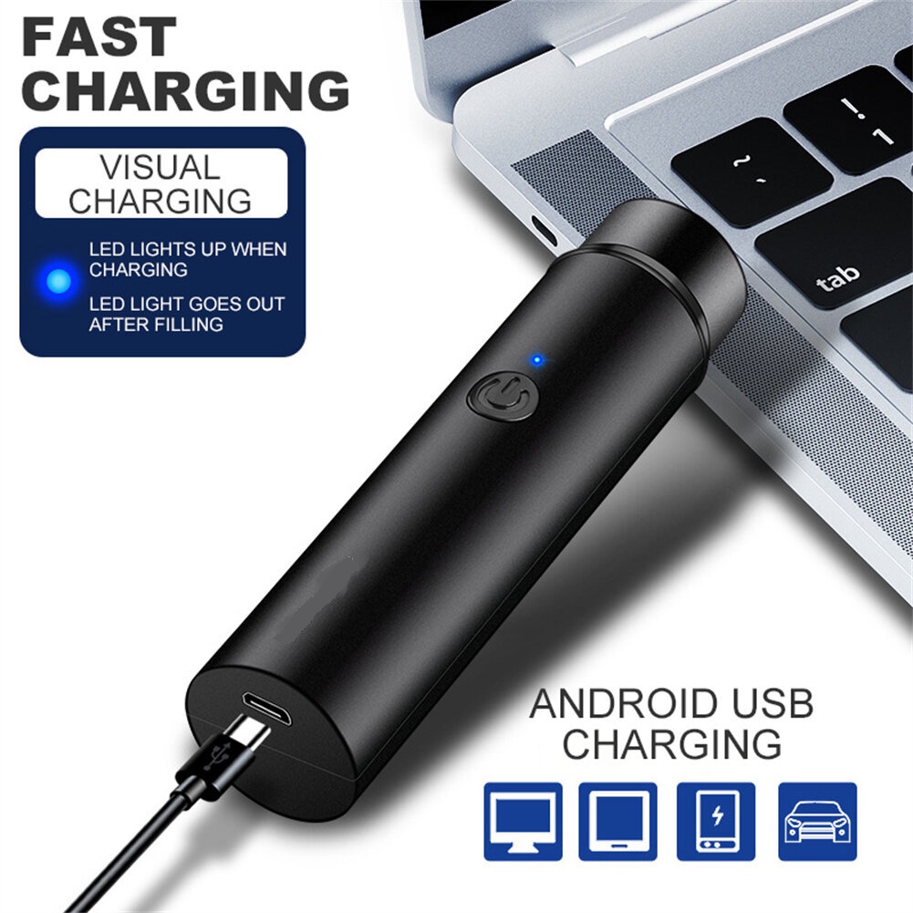 VIRAL TERBARU ( COD ) Alat Cukur Elektrik Mini Portable USB Charging  - Pisau Cukur Jenggot Kumis ketiak shaver travel Rechargeable JI LI LAI murah berkualitas