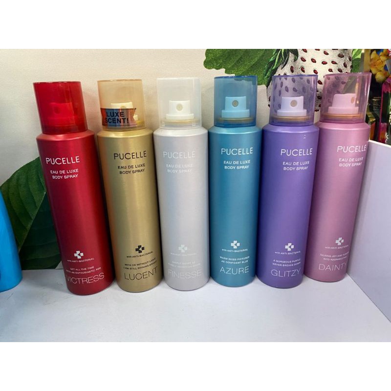 ❤ MEMEY ❤ PUCELLE Eau De Luxe Body Spray 150ml