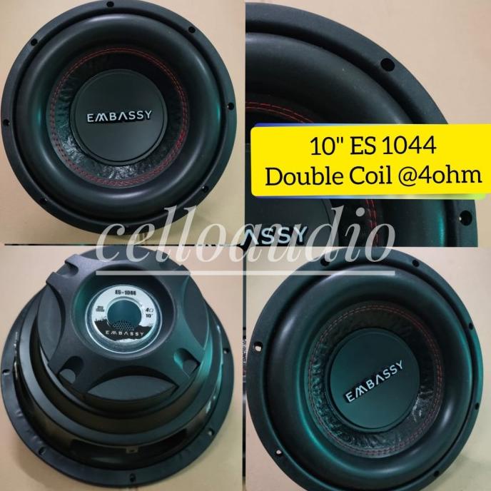 Subwoofer 10 Inch Embassy ES-1044 Double Coil Embassy 10" ES 1044