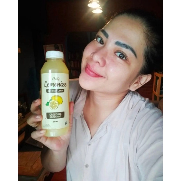 Sari Lemon Asli LEMONIZE 500ml Minuman Diet BPOM Penurun Berat Badan Pelangsing dan Detox Murah