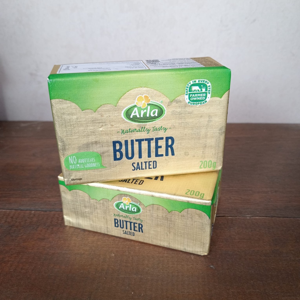 

ARLA SALTED BUTTER 200 GR / BUTTER SALTED ARLA